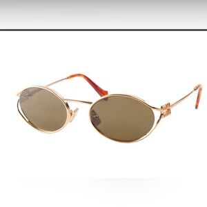 Miu Miu Logo Sunglasses with case